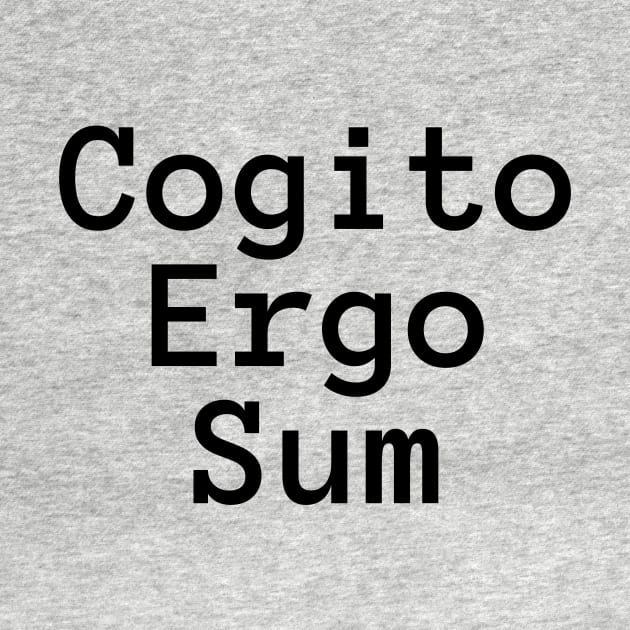 Cogito Ergo Sum by Word and Saying